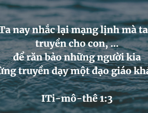 Hiểu Giáo lý Đúng đắn dẫn đến Kính sợ Chúa